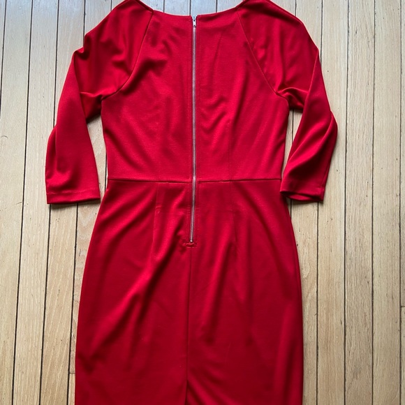 The Limited Knit Red Work or Holiday Sleeved Dress - Picture 5 of 5
